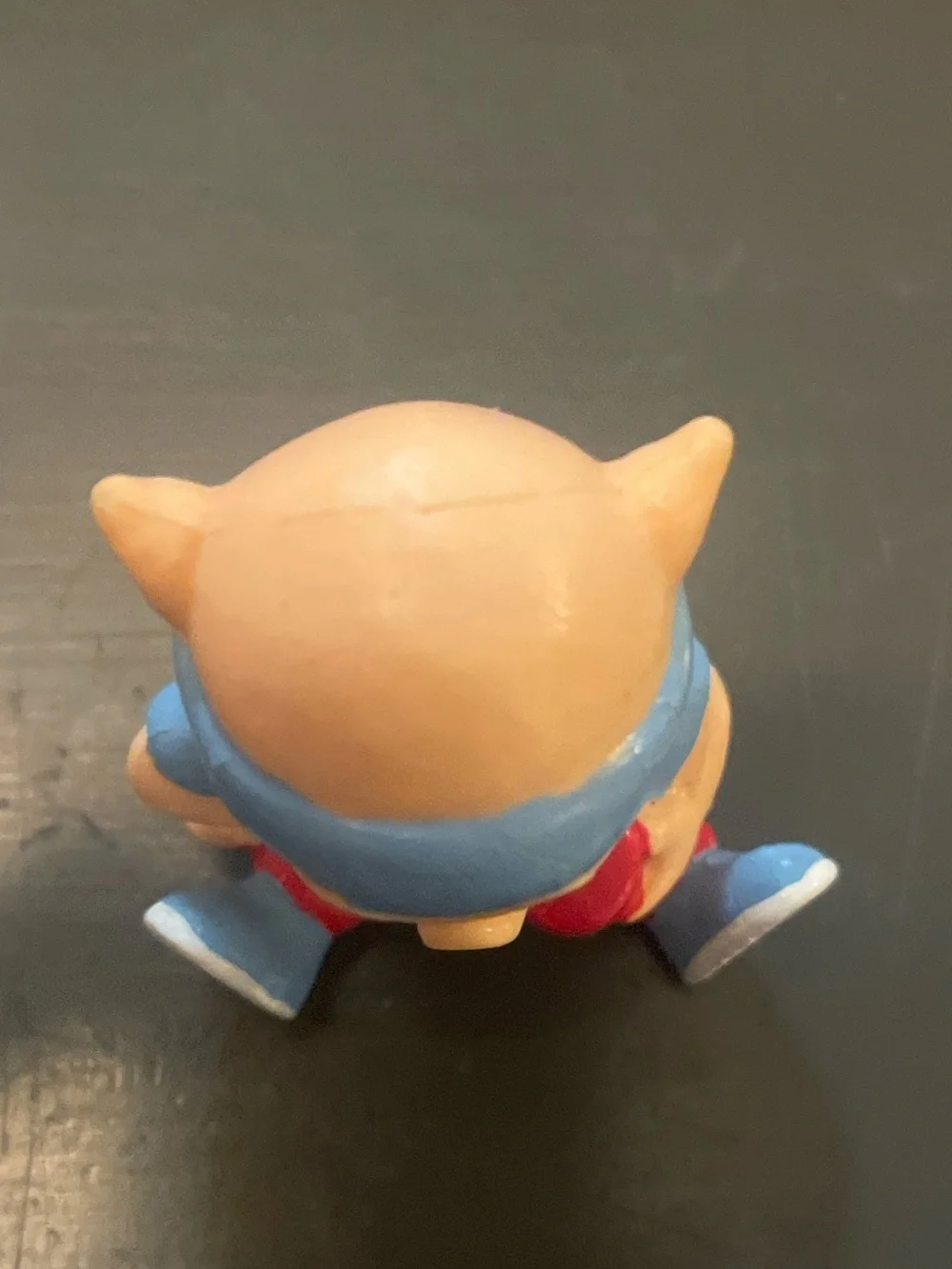 Vintage Porky Pig PVC Figure 1992 Looney Tunes Appaluse Workout Gym Exercise
